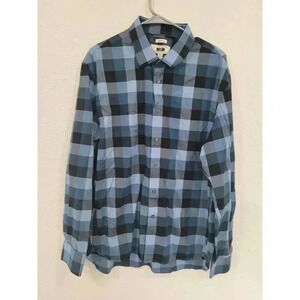 Joseph Abboud Plaid Men's Buttn Up Shirt XL Blue‎ Non Iron #2